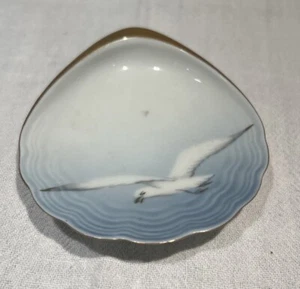 Vintage Bing & Grondahl Seagull with Gold Butter Assiette / Caviar Dish No 200 - Picture 1 of 2