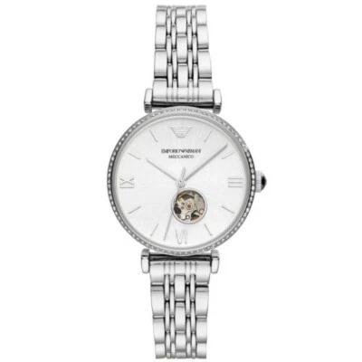 Orologio Donna Emporio Armani Automatico Cristallo Quadrante Argento - AR60022 - Immagine 1 di 3