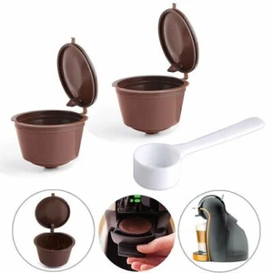 4x Nachfüllbare wiederverwendbare Kaffee Kapseln Pods für Dolce Gusto Brewer Neu - Bild 1 von 2