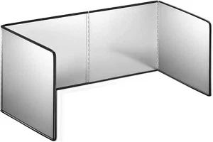 MMUK 4 Sided Splatter Guard for Frying Stove Top Stainless Steel Splatter Scr... - Picture 1 of 4