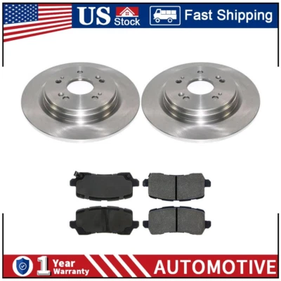 Rotores de freno traseros y pastillas de freno de cerámica PZ para Acura RLX 2014-2016 Foto 1 de 4