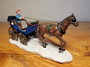 2005 LEMAX "Phaeton Carriage" Table Accent Christmas Village Accessory #53504 - Picture 1 of 8