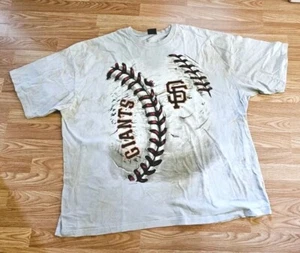 San Francisco Giants MLB Baseball Liquid Blue All Over Print T Shirt 5XL - Picture 1 of 10