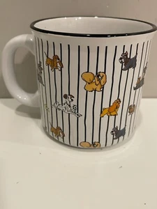 Disney Dogs Camper Mug Large 20 OZ. Ceramic Cup Lady Tramp Dalmatians - Picture 1 of 6