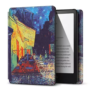 Hülle für Kindle Paperwhite 12. Gen 2024, Cafe bei Nacht - Bild 1 von 7