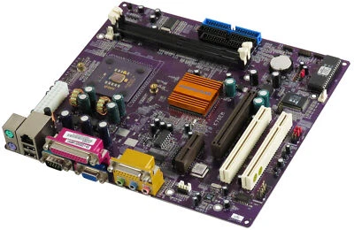 ECS K7SEM+ AMD Duron D850AUT1B 850MHz 2x Sdram AGP PCI - Image 1 of 2