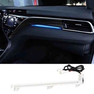 Interior LED Center Console Ice Blue Ambient Light For Toyota Camry 2018 - 2022 - Foto 1 di 11