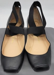 Jessica Simpson Mandalaye Square-Toe Criss Cross Straps Ballet Flats 9.5 - Picture 1 of 7