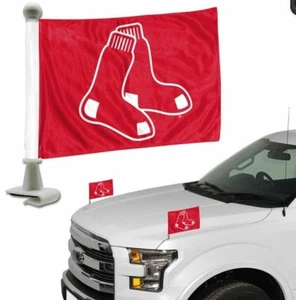 Boston Red Sox MLB Ambassador Car Flag Set - Picture 1 of 1