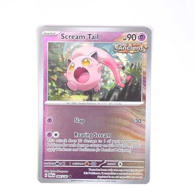 Scream Tail 086/182 Pokemon SV04: Paradox Rift Uncommon Reverse Holo NM - Image 1 of 2