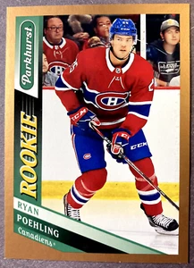Parkhurst Rookie Gold #310 2019-20 Ryan Poehling Montreal Canadiens - Imagen 1 de 1