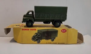 Dinky Toys Military 621 Bedford Wagon Issued 1954-63 near MINT BOXED - Picture 1 of 12