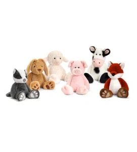 Keel Toys Love to Hug British Wildlife Bunny Cow Fox Badger Pig Lamb 25cm - Picture 1 of 7