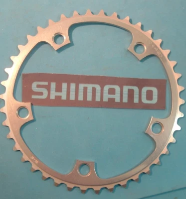 Shimano 1989 600 EX FC-6200 42Tx130BCD NEW/NOS Road/BMX Chainring- 5 to 9-Spd- - Image 1 of 4