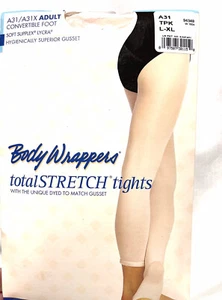 Body Wrappers Footless Tights A31/A31X Size Large/XLarge Ballet Pink - Picture 1 of 12
