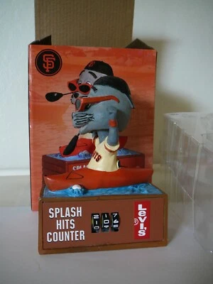 SAN FRANCISCO SF GIANTS JONRONES LOU SEAL SPLASH HITS CONTADOR BOBBLEHEAD, SGA Foto 1 de 4