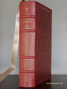 Franklin Library The Grapes of Wrath • John Steinbeck • Leather American Novel - Bild 1 von 13