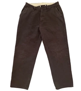 Nitty Gritty Washed Duck Canvas Chino Herren 35x29 braun Hose Academia Workwear - Bild 1 von 13