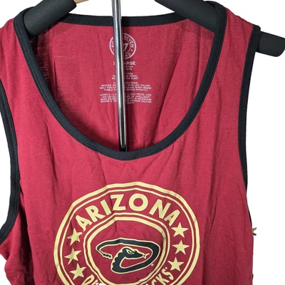 '47 Brand Men's MLB Arizona Diamondbacks Sleeveless Tank Top Red Size XXL - Image 1 of 4