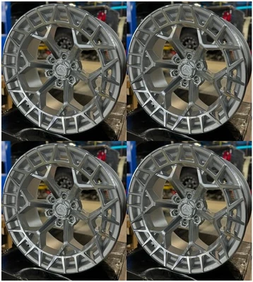 "Ruedas de cargador de combustible todoterreno de 17"" para llantas Ford F-150 2010-2025 17x9 totalmente nuevas" Foto 1 de 4