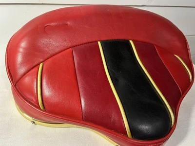 Casting Butt Boat Seat Vintage 15 3/4x11 Red Fishing Sporting Goods Seat - Image 1 of 4