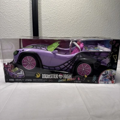 Monster High Ghoul Mobile Open Top Vehicle Fits Two 12" Dolls New in Box - Image 1 of 4