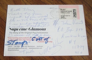 Mary Wilson (d. 2021) Singer Autographed Signed 4X6 Postcard The Supremes HOF - Picture 1 of 3