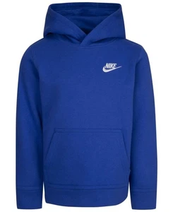 Jungen Größe 4-7 Nike Club Fleecepullover Hoodie, Jungen, mittelblau - Bild 1 von 1