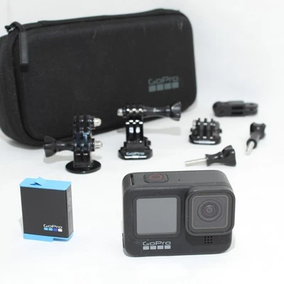 GoPro Hero9 Black 5K 24MP Streaming Action Camera Bundle - Image 1 of 4