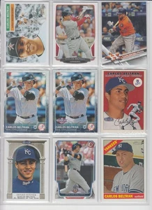 Carlos Beltran -9 cards. 9xAS-3xGG-2xSS-1999 AL ROY-2017 World Series Champs! - Picture 1 of 2