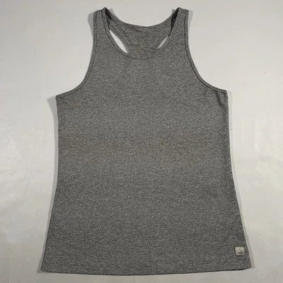 Vuori Lux Performance Tank Top Womens Large Heather Gray Racerback Performance - Image 1 of 4