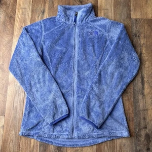 The North Face Osolita Full Zip Jacket Girls Large Purple Fleece Outdoor 6100 - Picture 1 of 13