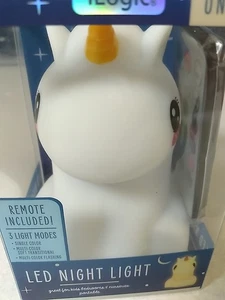 Nueva Lámpara de Noche Luz 12 Color Cambiante Unicornio 🦄 Guardería Bebé Niño Pequeño - Imagen 1 de 9
