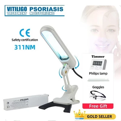 Dispositivo Fototerapia Philips Trattamento Vitiligine Macchie Bianche UVB 311nm - Imagen 1 de 4