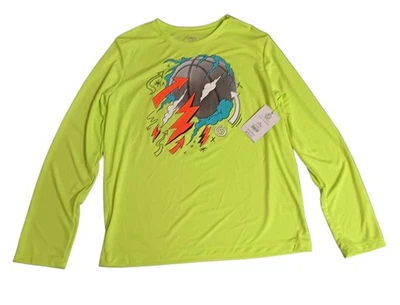 男孩青少年篮球长袖衬衫 XL 码 (14-16) | 快速免运费 — 第 1/4 张图片