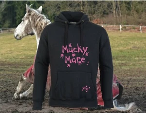 Mucky Mare Horse equestrian Unisex printed hoodie Hoody