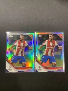 Koke Refractor lot (2) 2022 Topps Chrome uefa #51 - Picture 1 of 2