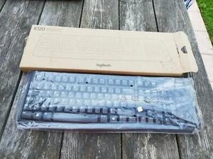 Clavier d'ordinateur logitech K120 noir, AZERTY - Photo 1/4