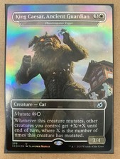 King Caesar, Ancient Guardian Liger FOIL EXTENDED Ikoria Lair RARE Magic MTG