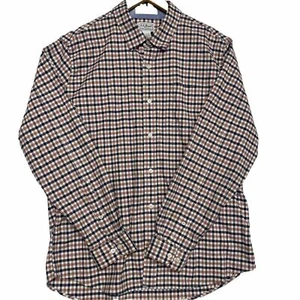 LL Bean Hemd Herren Large rot weiß blau kariert leicht tailliert - Bild 1 von 11
