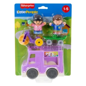 Fisher-Price Little People Front Yard Fun Set with Ice Cream Truck - Picture 1 of 4
