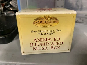 Mr. Christmas Gold label Collection Music box- Silent Night - Picture 1 of 13