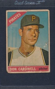 1966 Topps Venezuelan #235 Don Cardwell Pirates Poor *13 - Picture 1 of 1
