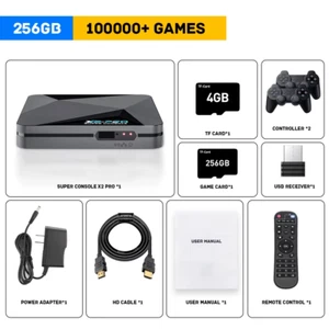 Super Console X2 Pro Game Box Retro Video Game Console TV Box 100000 Video Games - Picture 1 of 13