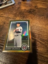 DANNY VALENCIA 2010 BOWMAN DRAFT CHROME #BDP38 GOLD REFRACTOR ROOKIE RC 24/50