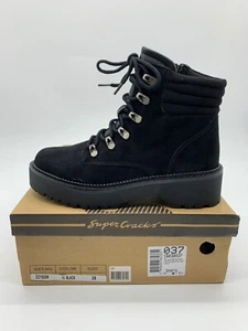 Mujer - Botines con cordones - SUPERCRACKS - 22150M - negro - talla 38 - #U4 - Imagen 1 de 8