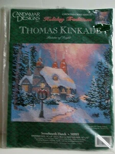 Thomas Kinkade Stonehearth Hutch No 50995 Counted Cross Stitch Kit Open Package - Picture 1 of 3