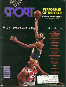 Lakers Kareem Abdul-Jabbar February 1978 Sport Magazine Un-signed - Picture 1 of 2