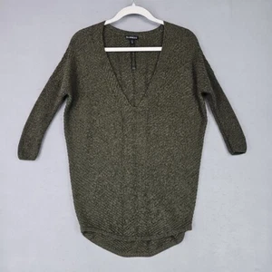 Express lässige Tunika Top Damen XS grün Pullover Strick Boho Chic elegant lässig - Bild 1 von 7