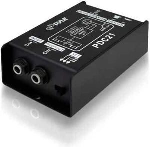 Pyle Premium Direkteinspritzung Audio Box - 2,36" x 4,09" Passive DI-Einheit Brummen Elim - Bild 1 von 7